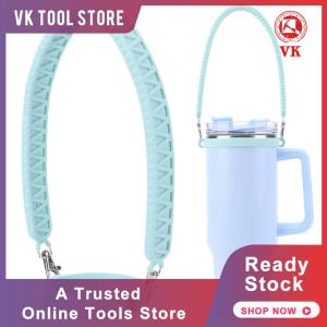 Silicone Water Bottle Handle Fit Most 8-40oz Bottle Water Bottle Sling Water Bottle Carrier for Stanley Cup Accessories