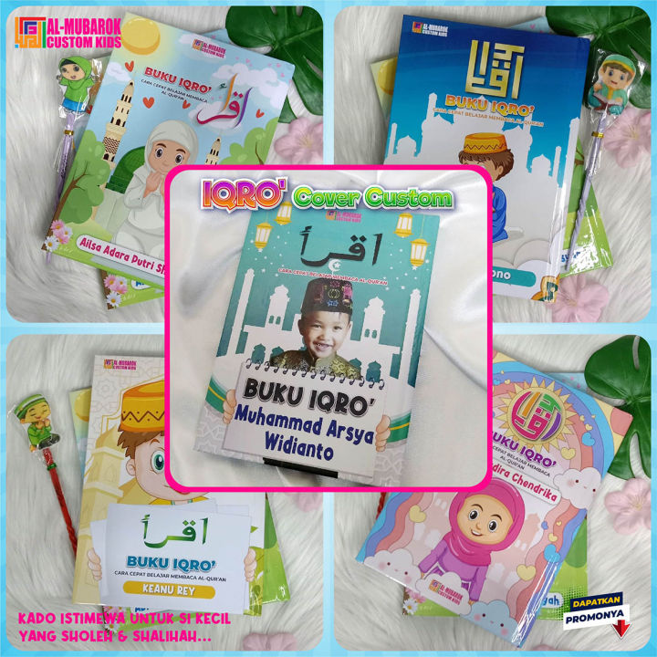 Iqro Custom Foto Dan Nama Gratis Custom Kertas Berwarna Iqro Kids Karakter, Ikro, Iqro Anak, Buku Iqro Jilid 1 Sampai 6 Berwarna, Iqro Custom, Iqro Costum Nama, Buku Iqro Custom Nama, Iqro Costum Foto, Cara Cepat Belajar Alquran