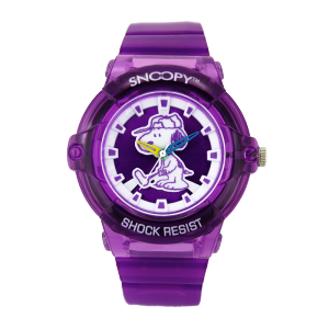 Snoopy watches for kids girl student sport Waterproof 30M Ins style Transparent table Noctilucent Pointer Japanese movement