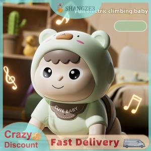 【SHANGZE3】 1 Mảnh Toddler Tìm Hiểu Để Leo Lên Giáo Dục Di Chuyển Đồ Chơi Điện Bé Búp Bê Bò Đồ Chơi Với Âm Thanh Cho 0-12 Tháng Quà Tặng