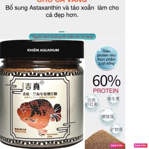 Thức ăn cá vàng JIZHEN cho cá nhỏ siêu đạm 60% groom cá thúc cá nhỏ tăng trưởng tăng size màu