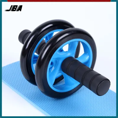JBA Abs Roller Portable Removable Durable Anti Slip Silent Double Wheel With Foam Handle Ab Roller Wheel For Exercise Equipment For Home
