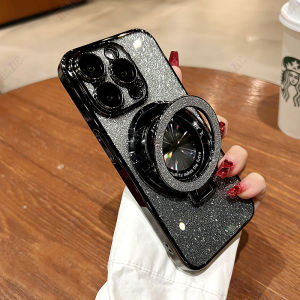 ROAZIC Gradient Magsafe 360เคสโทรศัพท์เคสไอแพดแบบตั้งได้สำหรับ Tecno Spark 20 10 Pro 10C 8C 6 Go Tecno Spark Go 2024 Go 2023 Go 2022 Go 2020 Tecno POP 5 LTE Pova 5 Pro DS03ที่ป้องกันคลุมหลังกันชนโปร่งใส