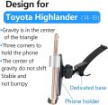 Car Phone Holder for Toyota Highlander 2014 2015 2016 2017 2018 2019 & Highlander Hybrid 2014-19 Auto Interior Accessories Cell Phones Mount Cellphone Mobile Cradle Charging Navigation Bracket. 
