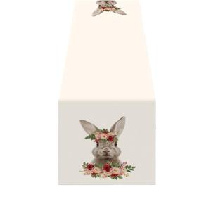 Trang trí tiệc bồi Bàn Hạnh Phúc Trứng phục sinh Khăn trải bàn hoàn hảo cho Lễ Phục sinh và mùa hè thu thập trang trí tiệc Khăn trải bàn