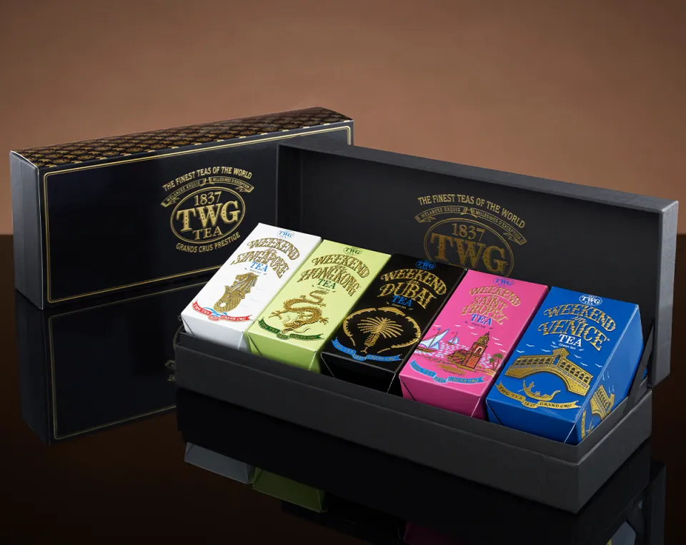 TWG Tea | Tea Route Quinto Weekend Tea Set in Haute Couture Tea