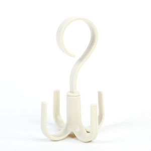 COSY Gantungan 4 Kait Serbaguna 360 Derajat / Hanger Lemari Pakaian Sepatu Tas Hook 4 Kait Gantungan Multifungsi