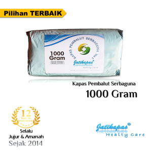 Kapas Gulung 1000gr Kapas Filter Air Kapas Pembalut Serbaguna Premium