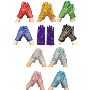 Sequin găng tay Phụ Nữ Găng tay biểu diễn găng tay vũ hội găng tay nhảy long lanh găng tay Găng tay váy dạ tiệc găng tay