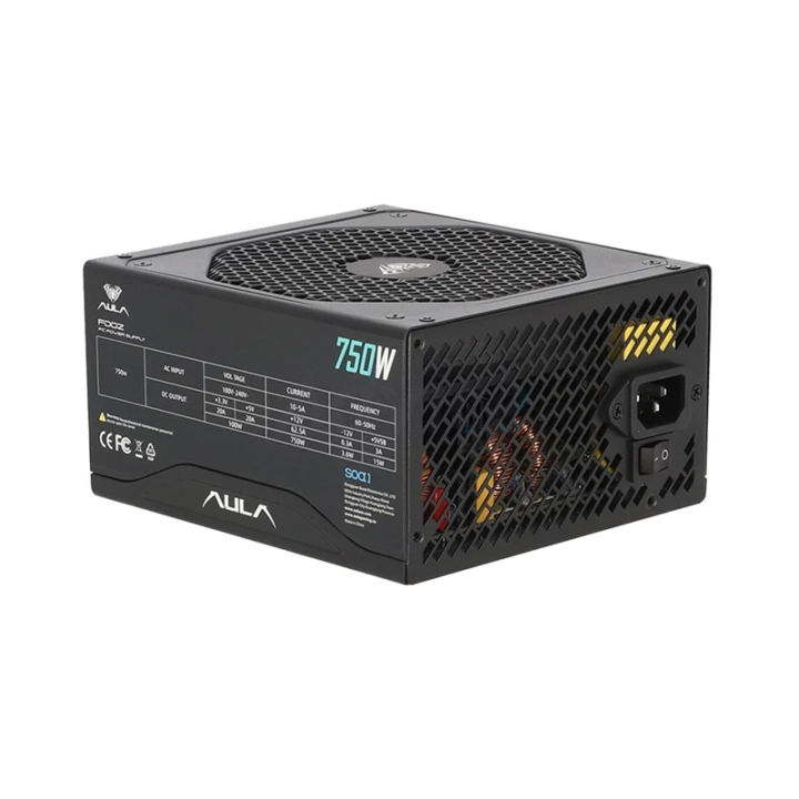 AULA POWER SUPPLY (80+ GOLD) 750W FD02(By Lazada Superiphone) Lazada