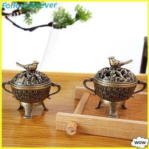 【Follow】【New Arrived】 COD ที่จุดธูปรูปนกกางเขนนำโชคชามธูปดอกบัวพร้อมด้ามจับอุปกรณ์ฝึกสมาธิโยคะตกแต่งบ้านสไตล์โบราณ
