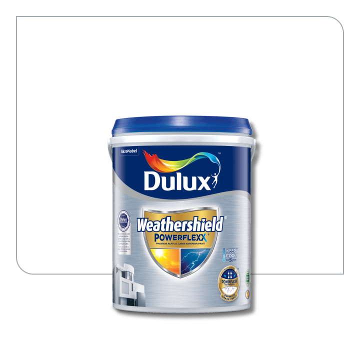 Dulux Weathershield Powerflexx Exterior Wall Paint White Colour