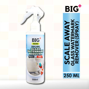 BIG+ Scale Away Glass Watermark Remover 250ml Home Bathroom Toilet Bowl Cleaning Multipurpose Stain Cleaner
