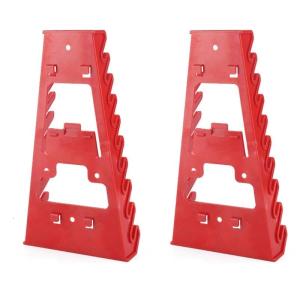 Wall Mountable MultiGroove Tool Storage Rack ABS Construction Organizer For Wrench Screwdriver Workshop Organization