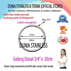 Gelang Donat 3/4 x 20cm ornamen hiasan tangga pagar