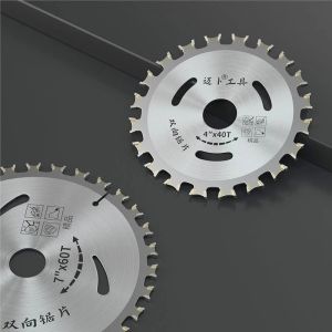 4-Inch Double-Sided Saw Circular Wood Cutter Manganese Alloy Circular Saw Blade for Wood Cutting