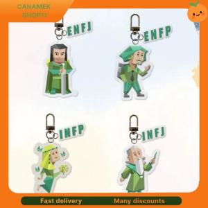 ❣️❣️❣️ Cartoon MBTI Character Acrylic Keychain Pendant Creative Earphone Case Pendant Novelty Backpack Decoration Accessories Gifts