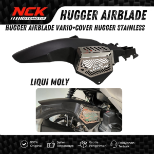 HUGGER AIRBLADE MOTOR VARIO 125 150 OLD NEW + TUTUP HUGGER STAINLESS