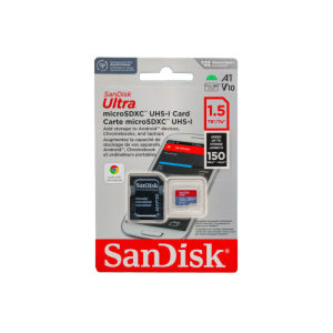 Thẻ nhớ MicroSDXC SanDisk Ultra A1 1.5TB (1500 GB) Class 10 U1 đọc 150MB/s ghi 35MB/s (Đỏ) Nhat Tin Authorised Store