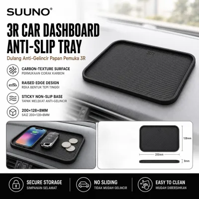 Black Car Front Dashboard Silicone Non-Slip Storage Catcher Pad Mat anti-slip mat cell phone