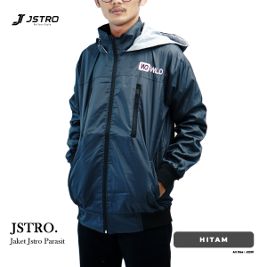 Jstro Jaket Topi Lepas Parasit Hitam
