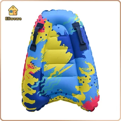Ellwewe Adults Kids Inflatable Surfboard Surf Body Board with Handles Thickened Water Sports Board Swimming Float Board Party Beach