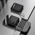 PowerBank 20000 mAh Mini Dengan 4 Kabel Fast Charging 20000mah Kapasitas besar powerbank Fast Charge Power Bank. 