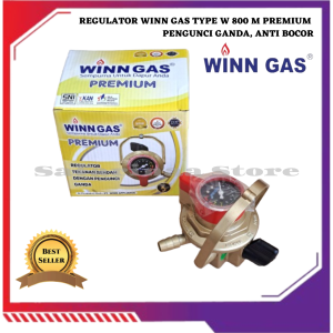 REGULATOR GAS LPG ANTI BOCOR W 800 M PREMIUM SET SELANG PERSONALUX SERAT BAJA 1000 PSI FREE KLEM