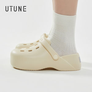UTUNE Đế Dày Xăng Đan Giày Đế Bệt Cho Ngoài Trời Nữ Dép Thời Trang Dép Đường Phố EVA Mềm Chống Trượt Mùa Hè