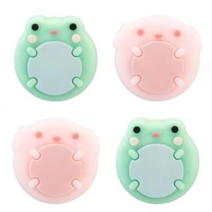 4pcs Thumbstick Caps Animal Pattern Joystick Silicone Caps for NS Thumb Stick Covers Controller Rocker Caps