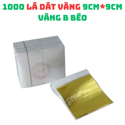 1000 Lá dát vàng 24K rẻ nhất trong các loại lá vàng