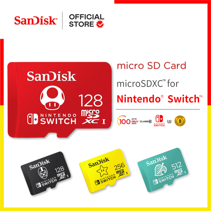 SANDISK® Nintendo®-Licensed Memory Card For Nintendo Switch™ - 128GB ...