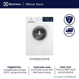 Mesin Cuci ELECTROLUX EWW8024D3WB / EWW 8024 D3WB / EWW8024 D3WB - Bodetabek