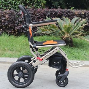 Wheelchairs For Elderly Portable Travel Push Chair Wheelchair Lightweight Childrens Elderly Scooter Wheelchair for Small Household Travel 轮椅