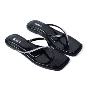 GALIA Jolie Sandal Jepit Wanita Glitter Hitam Moka Abu Tan