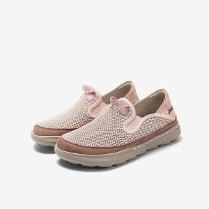 Jeep Womens Summer Mesh Shoes Walking Shoes New Soft Bottom Slip-on Lofter Lightweight Non-Slip Driving Shoes