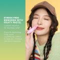 Pastel 2-in-1 Fruity Mixed Berry Scent Pocket Inhaler x1 (1.5ml)Menthol Vapors, Fruit Extracts, Essential Oil, Relieves Dizziness, Headache, Fatigue] (Twin Releaf). 