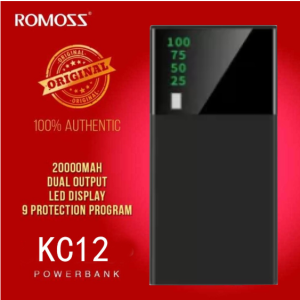 COD MGALL KC12 LED BUY 1 TAKE 1 ORIGINAL ROMOSS power bank KC12 20000mah LED powerbank