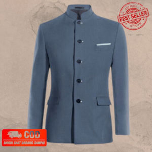 jasko pria dewasa jasko polos jas koko Jasko Mandarin Baju Muslim Pria Kekinian Jasko Slimfit