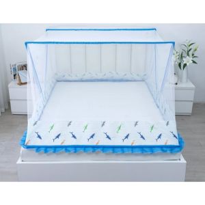 V2  Màn xếp Thông minh-Mùng gấp gọn thế hệ mới màn chụp thông minh khớp nối hiện đại chống muỗi hiệu quả