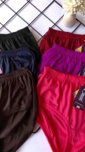 12 PCS Celana Dalam Wanita Classic Jumbo Polos CD Cewek Grosir Lusinan CD Ibu Hamil