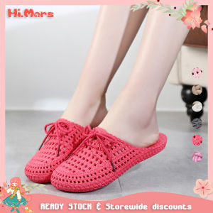 Women Hollow Out Shoes Breathable Soft Home Slippers Female Korean Style Outdoor Sandals