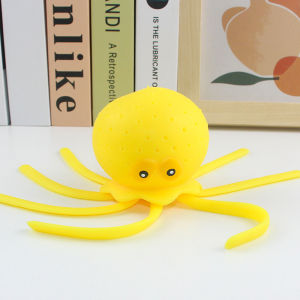 LYZRC Octopus Marine Animals Childrens Bathing Toys TPR Water Playing Toys Octopus Baby Octopus