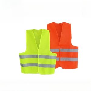 เสื้อกั๊กสะท้อนแสง เสื้อจราจร เสื้อสะท้อนแสง สีส้ม สีเขียว แถบสีเทา และ ส้มแถบสะท้อนเหลือง