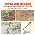 Agricultural Triangle Hoe Multifunctional Weeding Hoe For Fertilizing Farm Tool. 