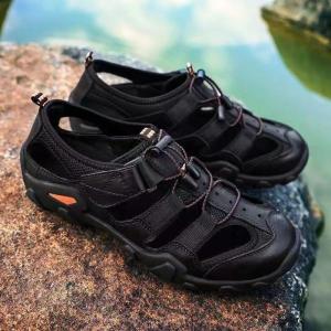 G7 Mens Summer Outdoor Sandals for Driving Sports High-End Water-Resistant Non-Slip Wear-Resistant Closed-Toe Beach Shoes 7/7