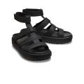 CROCS รองเท้าแตะผู้หญิง BROOKLYN LUXE GLADIATOR SANDAL รุ่น 209557060 - BLACK/BLACK. 
