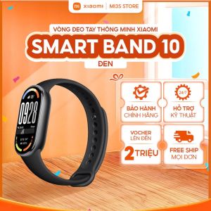Vòng Đeo Tay Thông Minh Xiaomi Smart Band 10 | AMOLED 1.72" Pin 21 Ngày Chế Độ Thể Thao Chống Nước