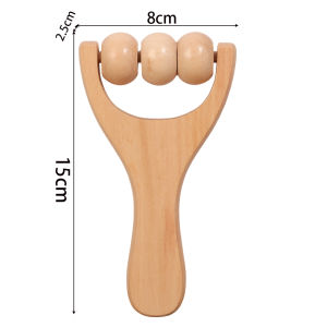 Wooden Roller Massager Neck Shoulder and Leg Universal Hand Massager Massage Tool Foot Massager