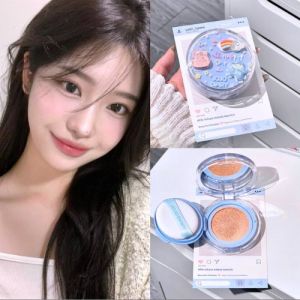 Jojo DIARY Moisturizing  Cushion Cream 15g Natural Smooth Cover Facial Blemished กันน้ํา กันเหงื่อ BB Cream